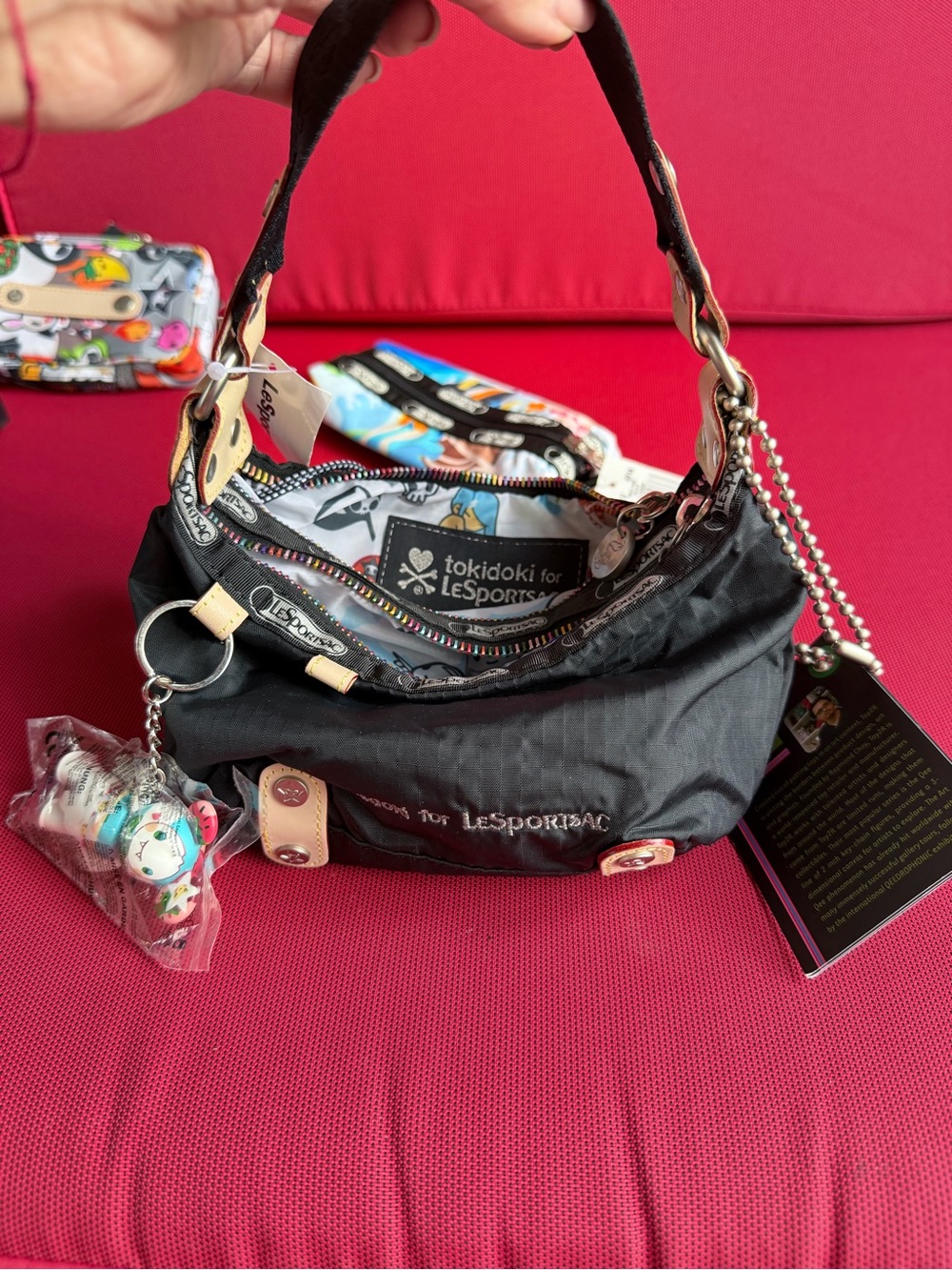 Tokidoki x LeSportsac Mini Shoulder Bag NWT Complete Set